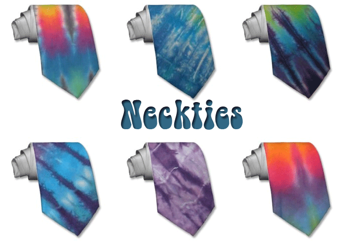Tie Dye Neckties from zazzle